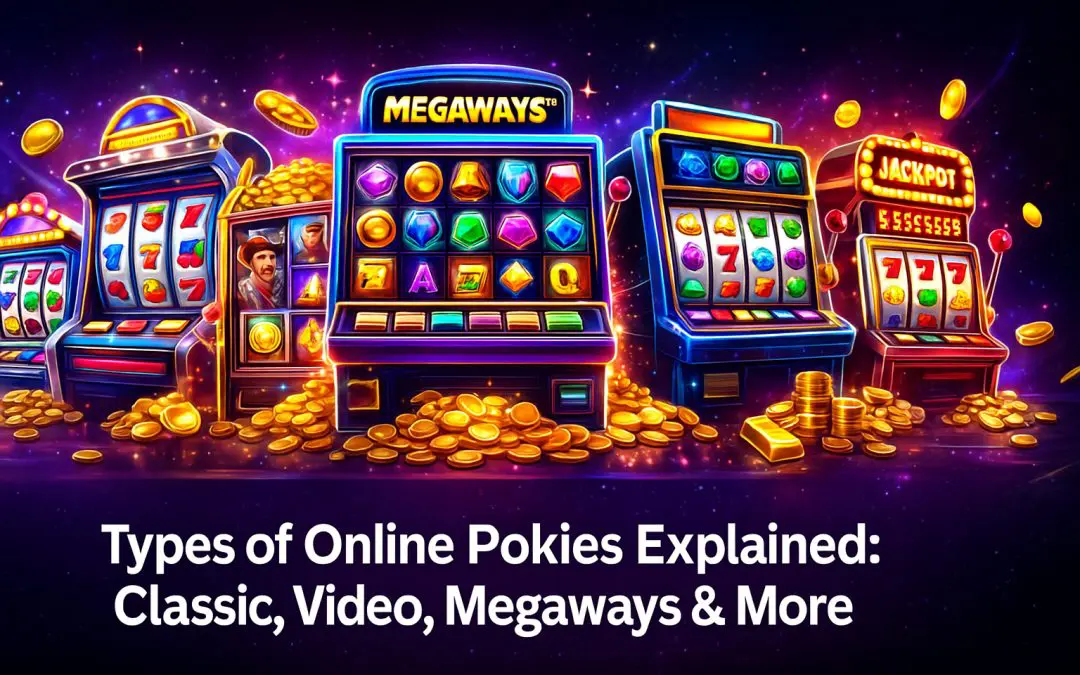 Types of Online Pokies Explained: Classic, Video, Megaways & More